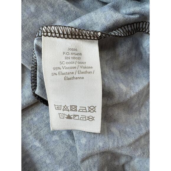 Boden Gray Leopard Print Midi Dress Short Sleeve Animal Print Stretch 10 Knee - Picture 7 of 10